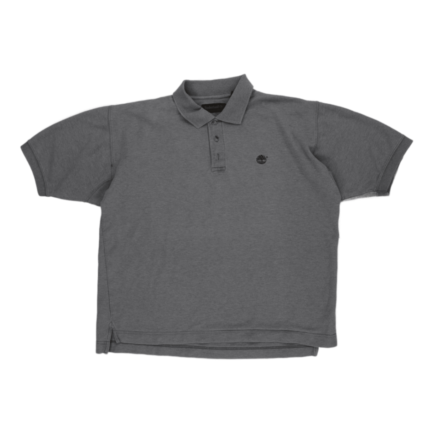 Timberland Vintage Grey Cotton Polo Shirt XL Casual Collared