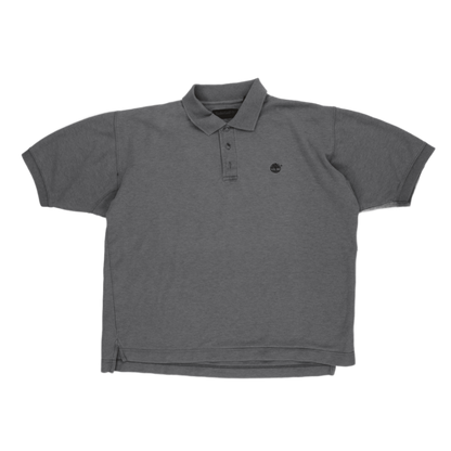 Timberland Vintage Grey Cotton Polo Shirt XL Casual Collared