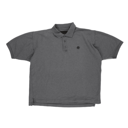Timberland Vintage Grey Cotton Polo Shirt XL Casual Collared