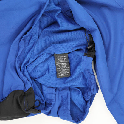 Starter Vintage Mens Blue Lightweight Windbreaker Size Medium Polyester V-Neck
