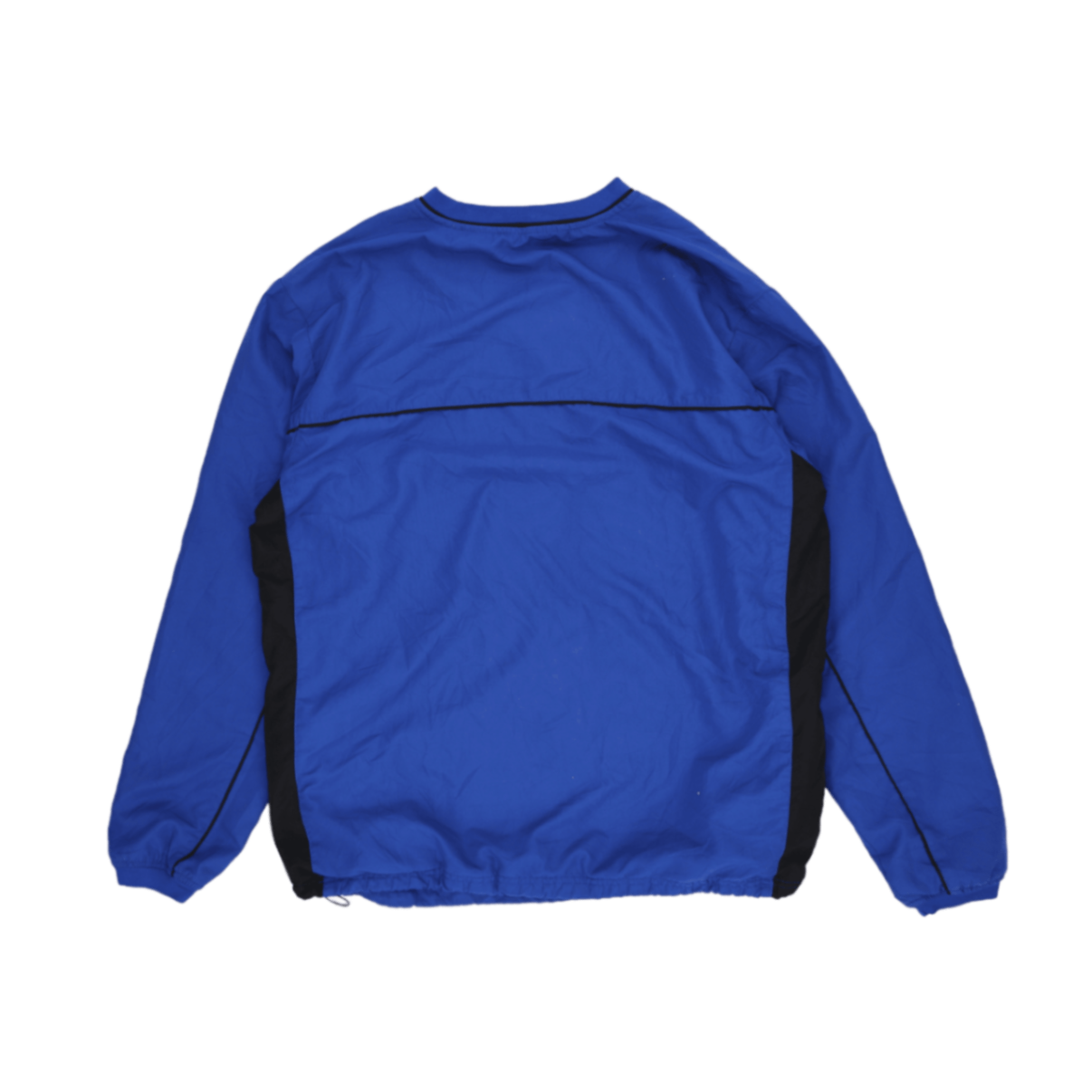 Starter Vintage Mens Blue Lightweight Windbreaker Size Medium Polyester V-Neck