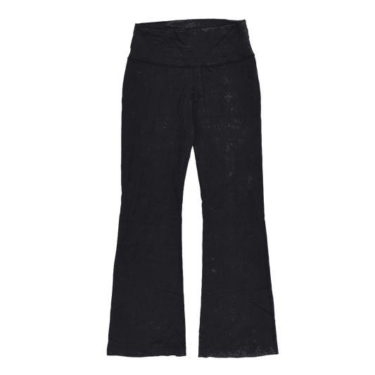 Lululemon Black Yoga Trousers Women's Size S 32in Inseam Polyester Blend