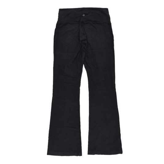 Lululemon Black Yoga Trousers Women's Size S 32in Inseam Polyester Blend