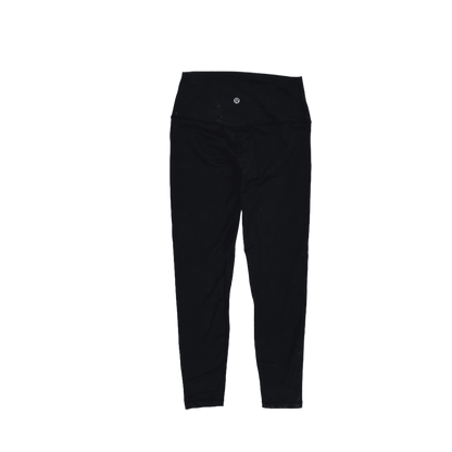 Lululemon Black High Rise Full Length Leggings Size 6 Small 86% Nylon 14% Lycra Elastane Activewear