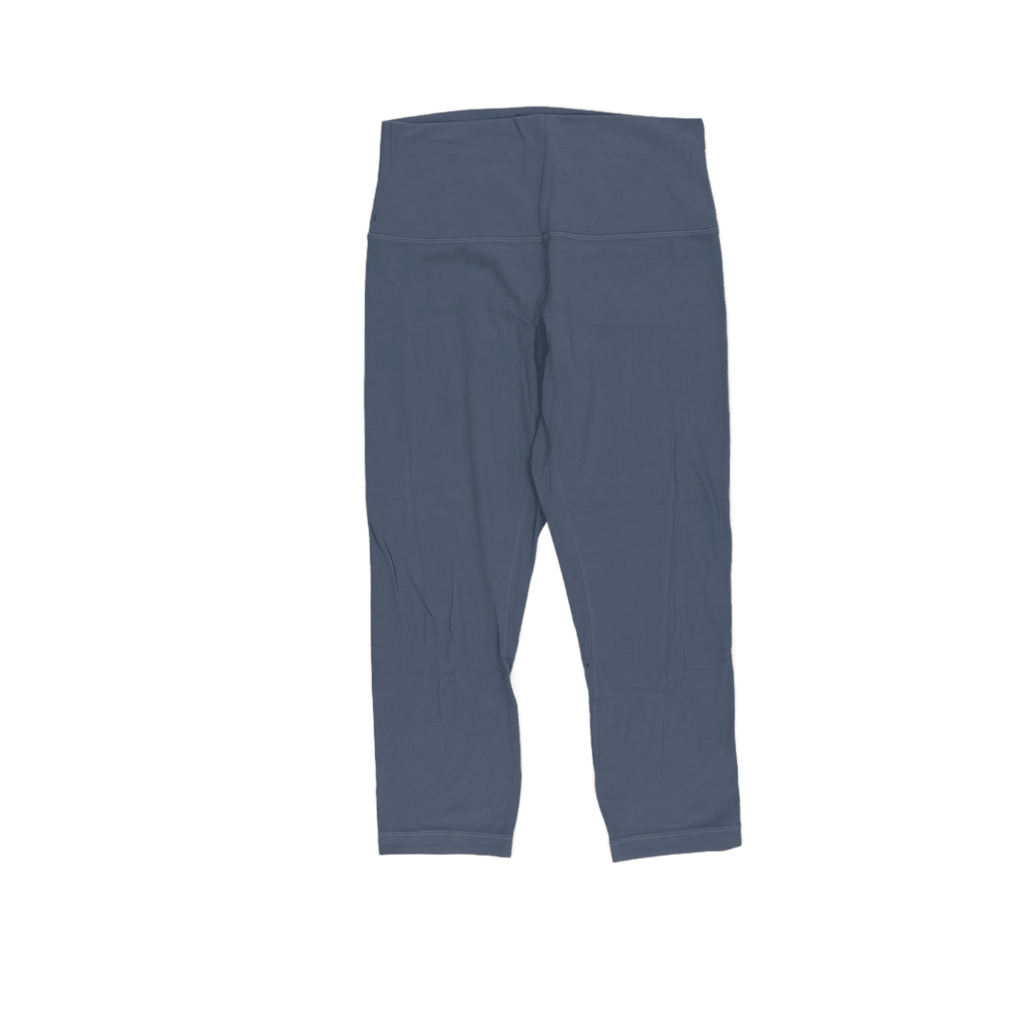 Lululemon Navy High Rise Cropped Leggings Women's Size 6 Performance Fabric Blend
