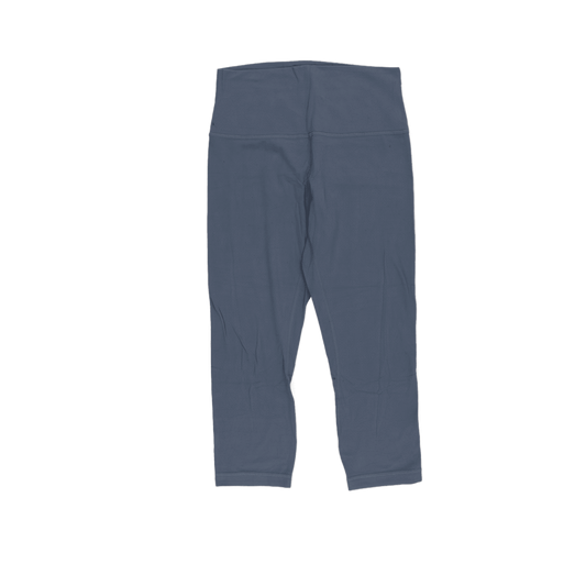 Lululemon Navy High Rise Cropped Leggings Women's Size 6 Performance Fabric Blend