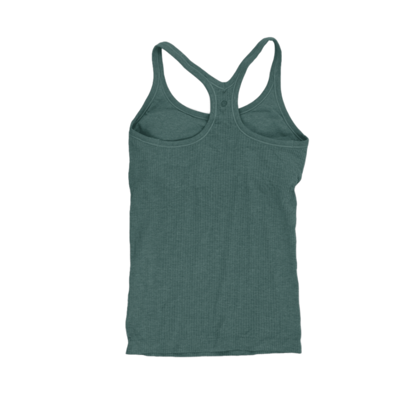 Teal Racerback Cotton Tank Top Women Size Small
