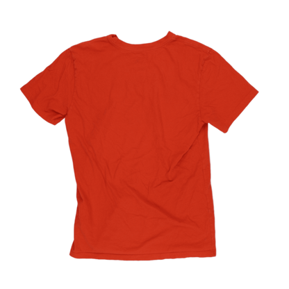 The North Face Orange Logo Graphic T-Shirt Men Medium Cotton Crew Neck