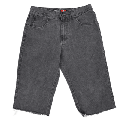 Southpole Vintage Black Denim Shorts 14 Inch Inseam Size 38 Cotton Blend