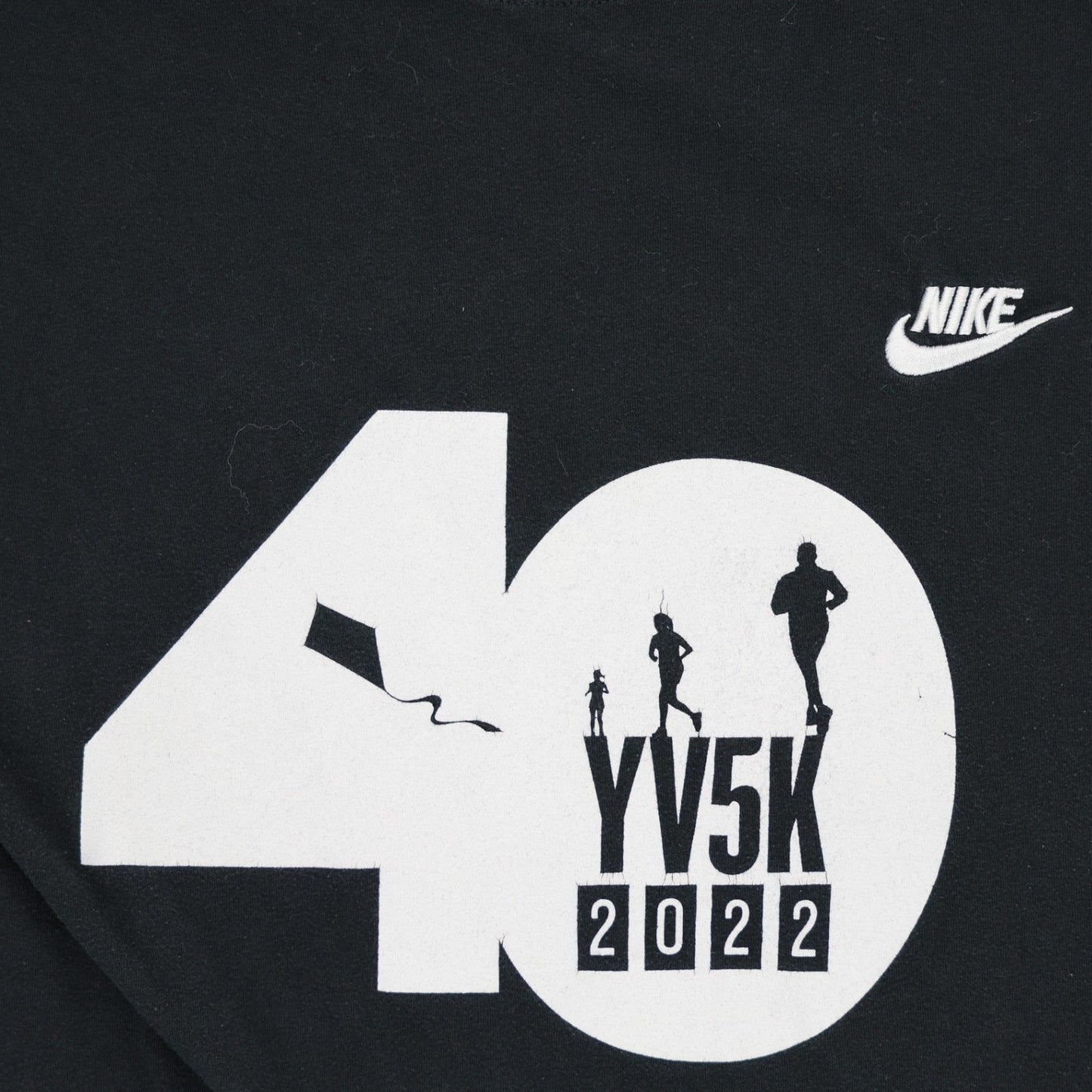 Nike YV5K 2022 Event T-shirt Black XL 100% Cotton Unisex Crew Neck