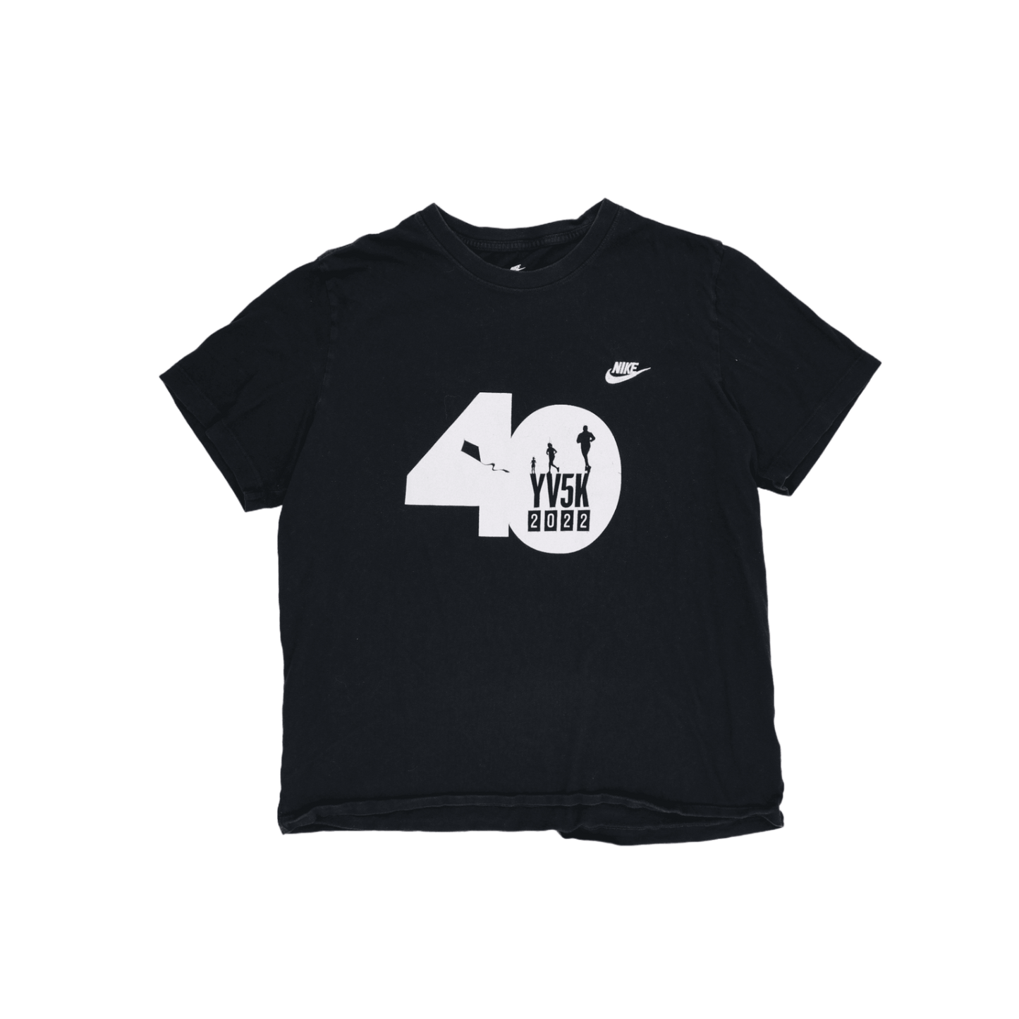 Nike YV5K 2022 Event T-shirt Black XL 100% Cotton Unisex Crew Neck