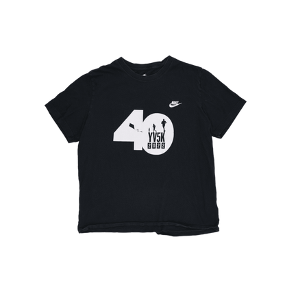 Nike YV5K 2022 Event T-shirt Black XL 100% Cotton Unisex Crew Neck