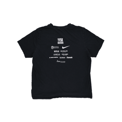 Nike YV5K 2022 Event T-shirt Black XL 100% Cotton Unisex Crew Neck