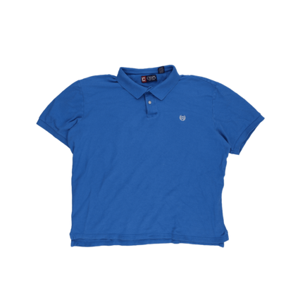 Chaps Men's Blue Cotton Classic Polo Shirt Size XL