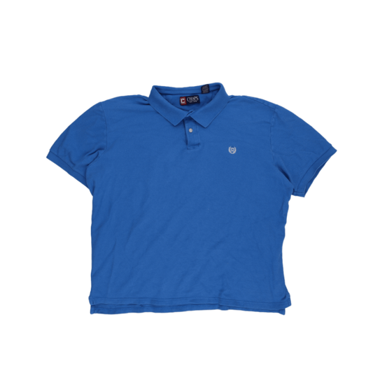 Chaps Men's Blue Cotton Classic Polo Shirt Size XL