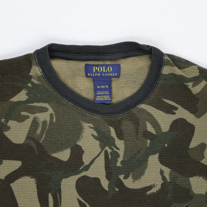 Polo Ralph Lauren Green Camouflage Cotton Crew Neck Sweatshirt XL