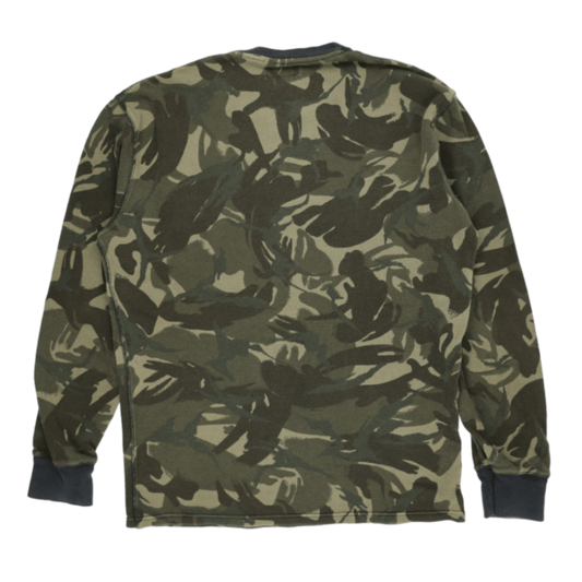 Polo Ralph Lauren Green Camouflage Cotton Crew Neck Sweatshirt XL