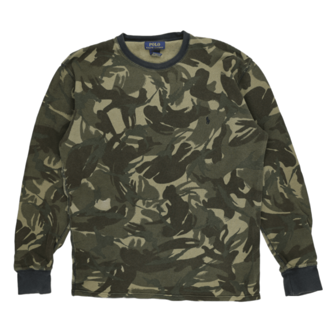 Polo Ralph Lauren Green Camouflage Cotton Crew Neck Sweatshirt XL