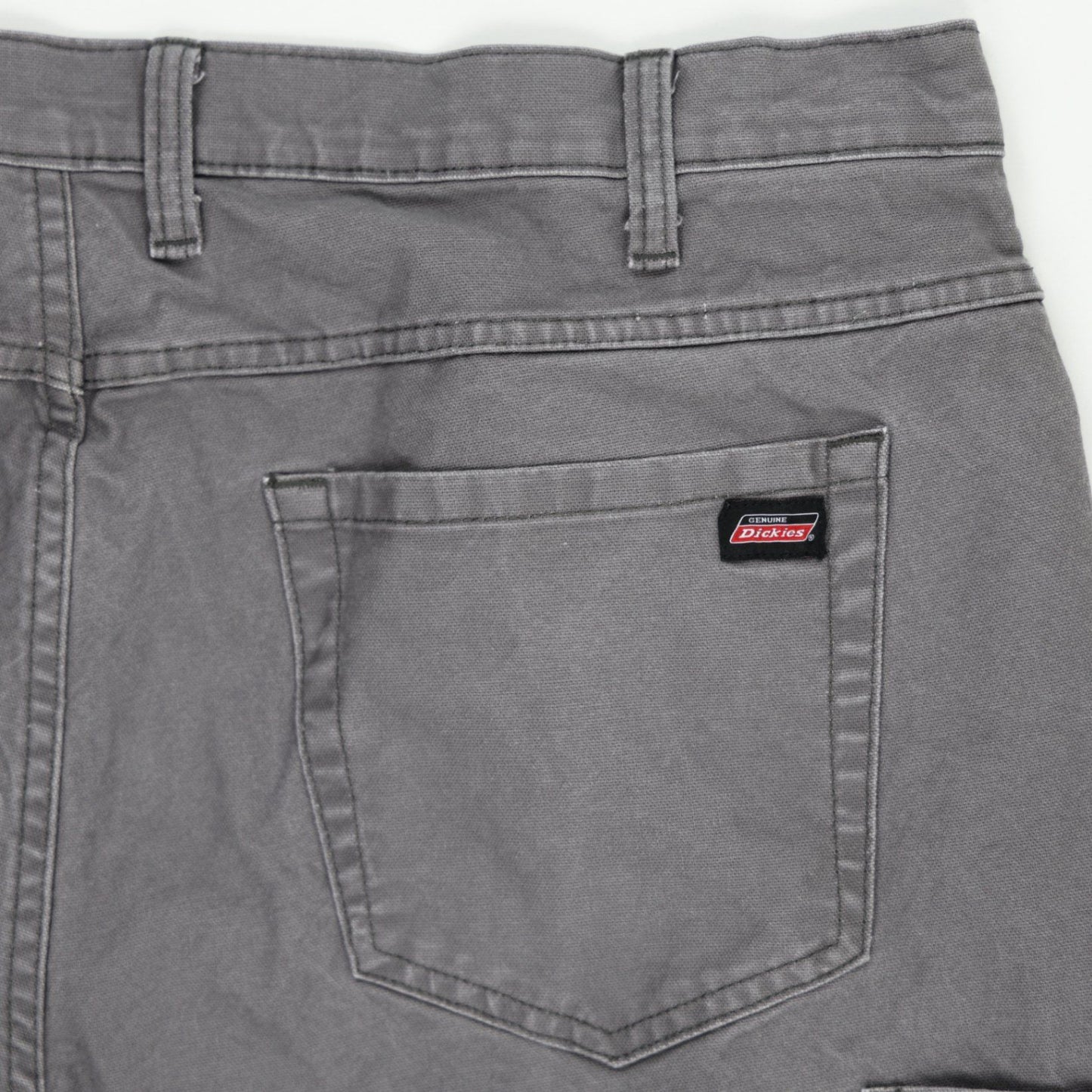 Dickies Grey Utility Cargo Shorts 36 Inch Waist 29 Cm Inseam 100 Percent Cotton Mens Clothing