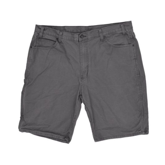 Dickies Grey Utility Cargo Shorts 36 Inch Waist 29 Cm Inseam 100 Percent Cotton Mens Clothing