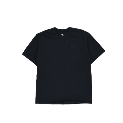 Nike Loose Fit Black Short Sleeve T-Shirt for Men Size Medium Cotton Crew Neck
