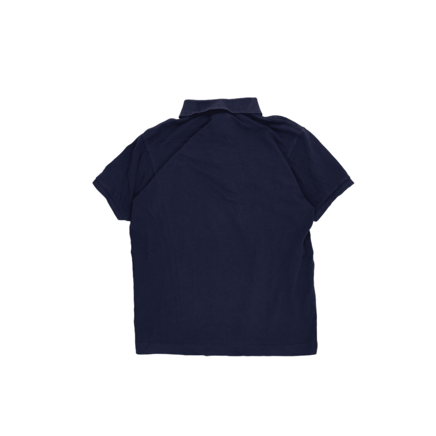 Lacoste Men's Navy Short Sleeve Polo Shirt Size 5 Large Cotton