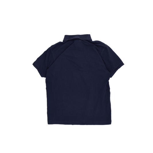 Lacoste Men's Navy Short Sleeve Polo Shirt Size 5 Large Cotton