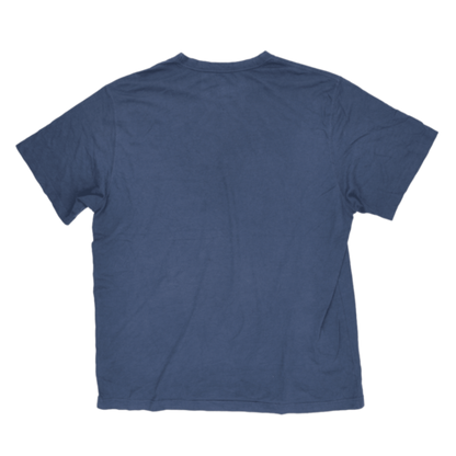 Reebok Graphic T-Shirt Navy Blue XL Vintage Cotton Crew Neck