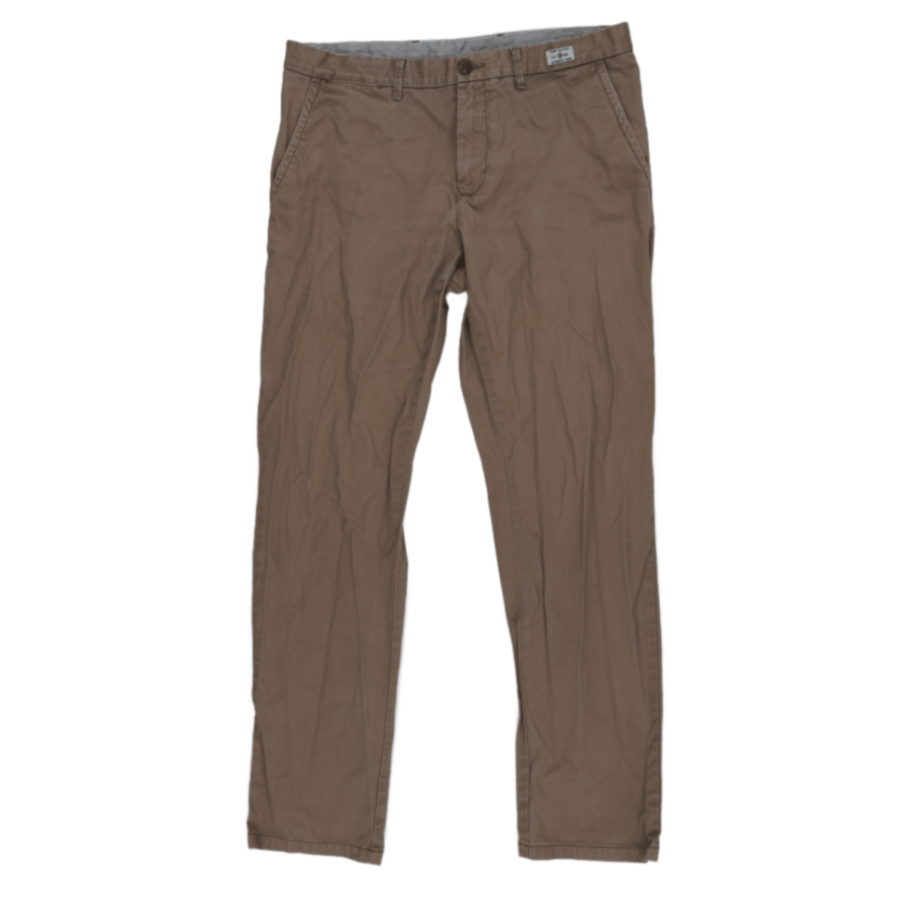 Tommy Hilfiger Beige Cotton Chino Trousers 34 32 Size Large