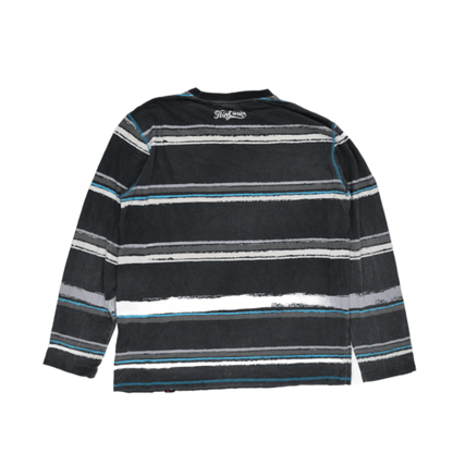 Rip Curl Men's Long Sleeve T-Shirt Black XL Cotton Blend Crew Neck Casual