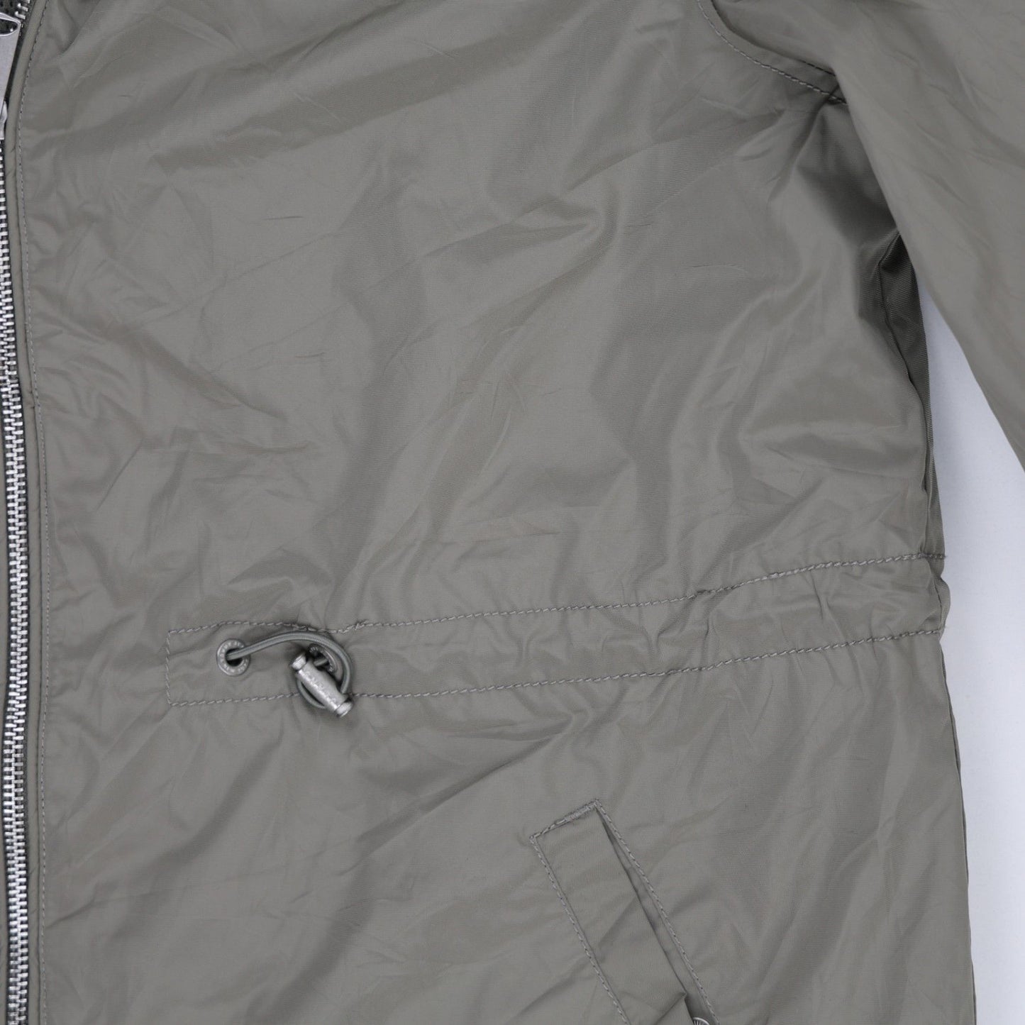 Tommy Jeans Grey Lightweight Hooded Jacket XL 100% Polyamide Shell 100% Polyester Lining