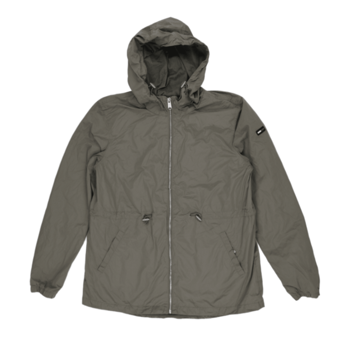 Tommy Jeans Grey Lightweight Hooded Jacket XL 100% Polyamide Shell 100% Polyester Lining