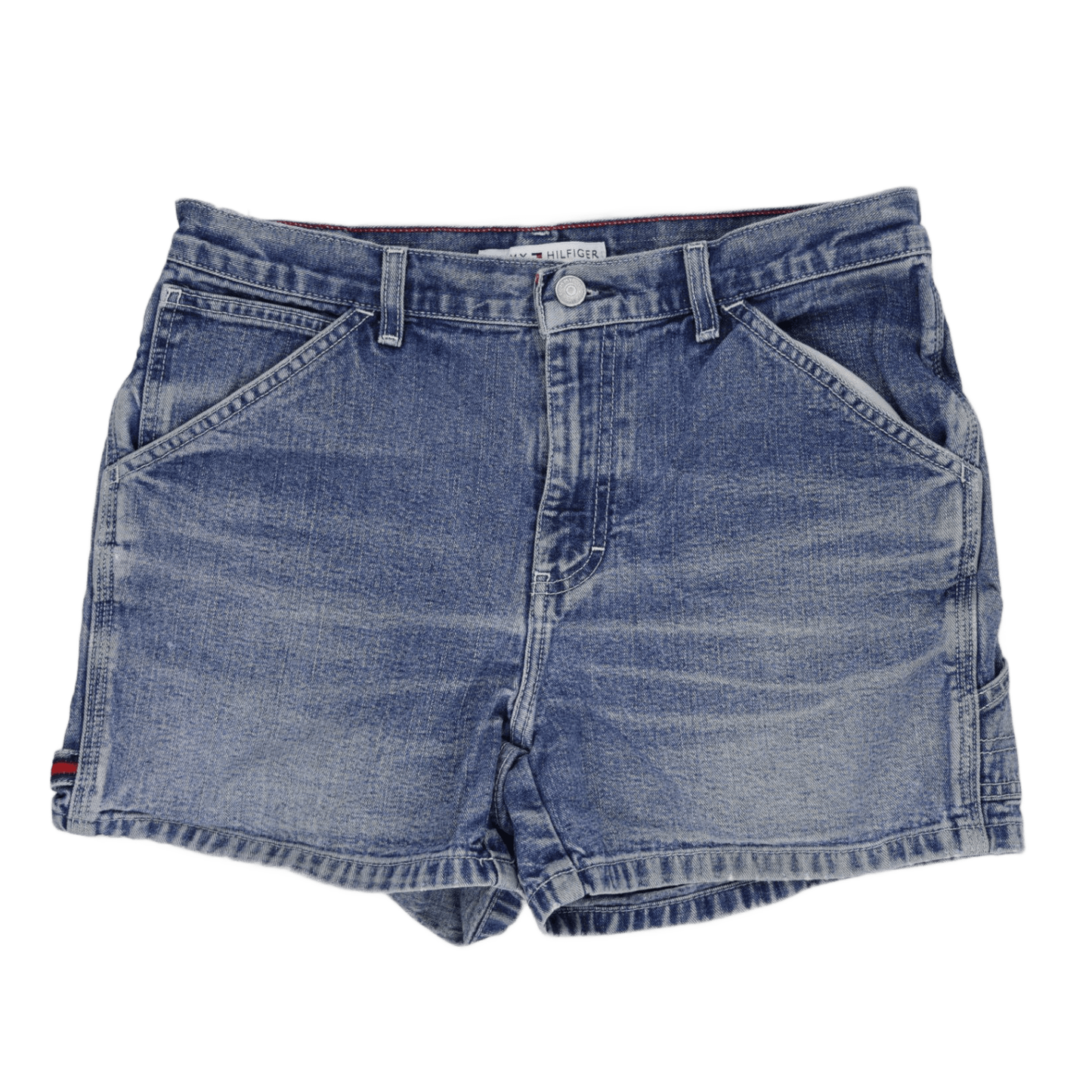 Tommy Hilfiger Vintage Denim Shorts Blue 32 Inch Waist 11 Inch Inseam Casual Cotton