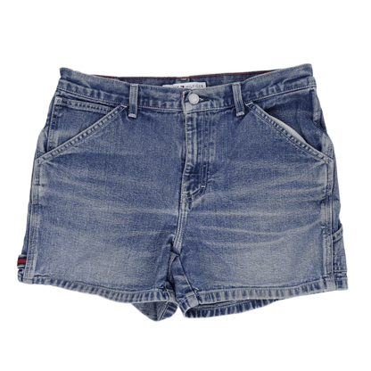 Tommy Hilfiger Vintage Denim Shorts Blue 32 Inch Waist 11 Inch Inseam Casual Cotton