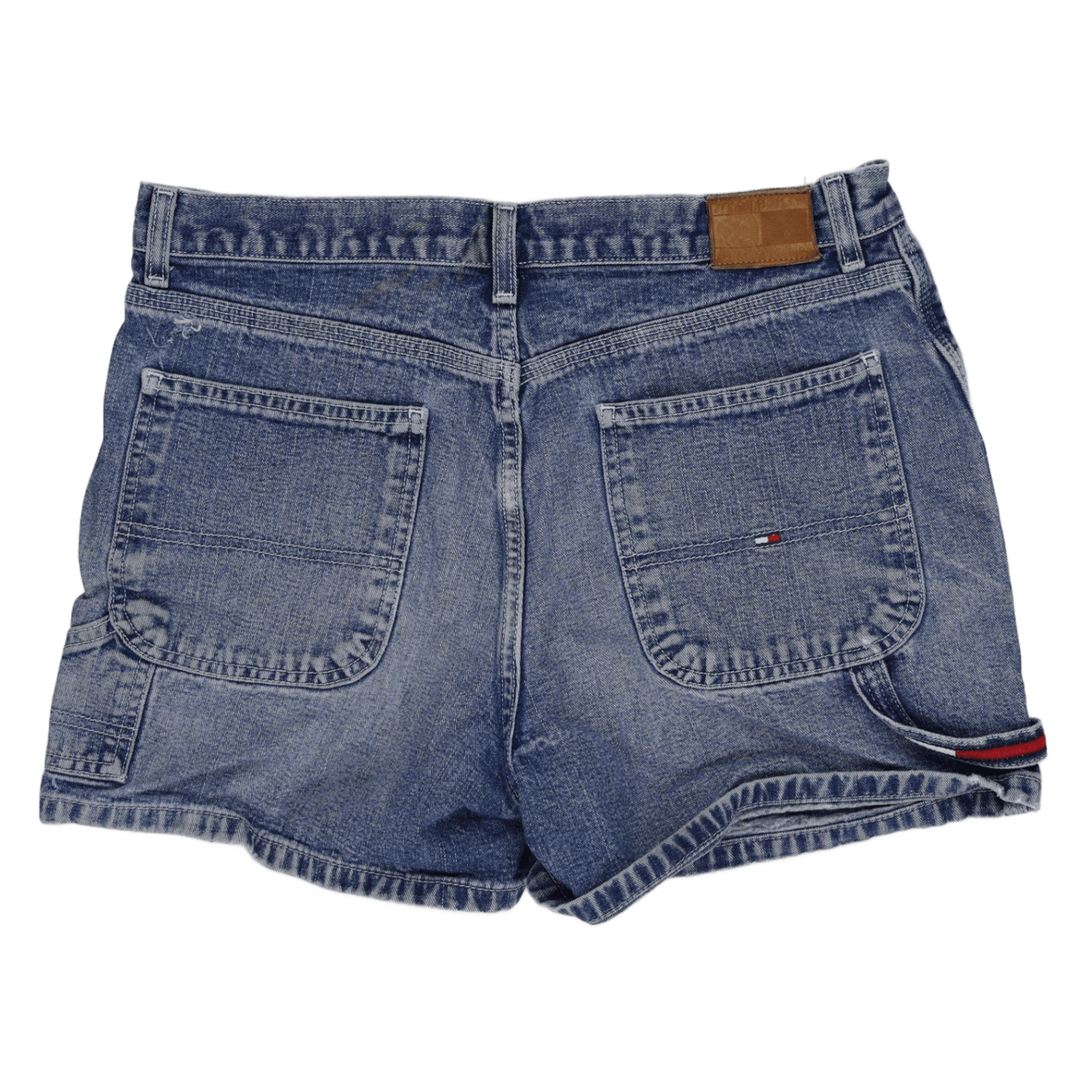 Tommy Hilfiger Vintage Denim Shorts Blue 32 Inch Waist 11 Inch Inseam Casual Cotton