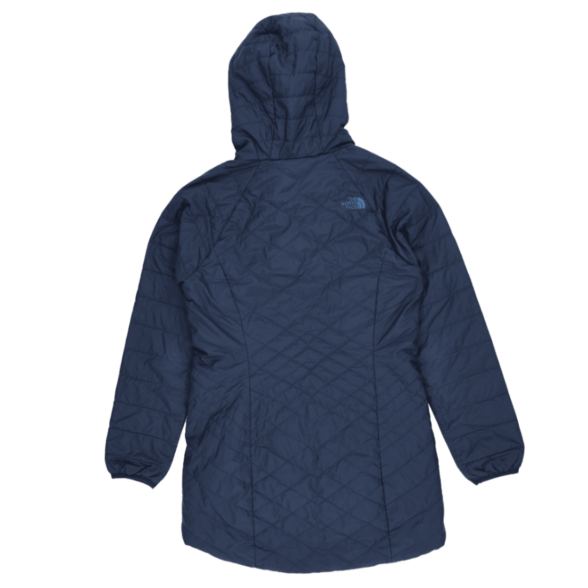 The North Face Navy Hooded Fleece Lined Parka Medium Polyester Outer