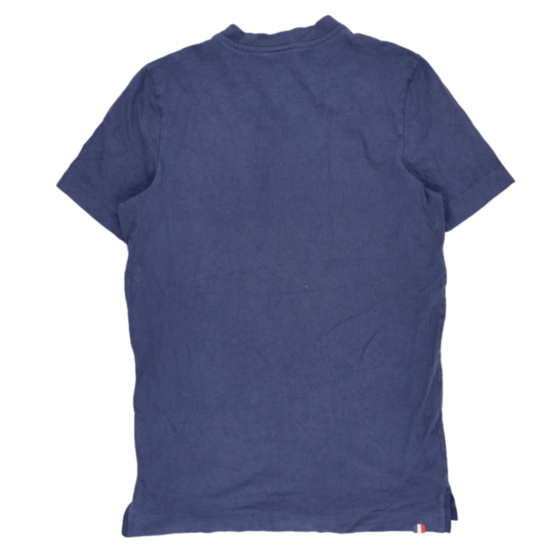 Nike Paris Saint-Germain Navy Blue Sports Polo Shirt Mens Size M Cotton Mandarin Collar