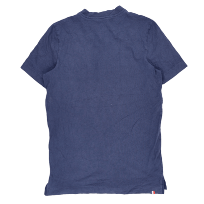 Nike Paris Saint-Germain Navy Blue Sports Polo Shirt Mens Size M Cotton Mandarin Collar
