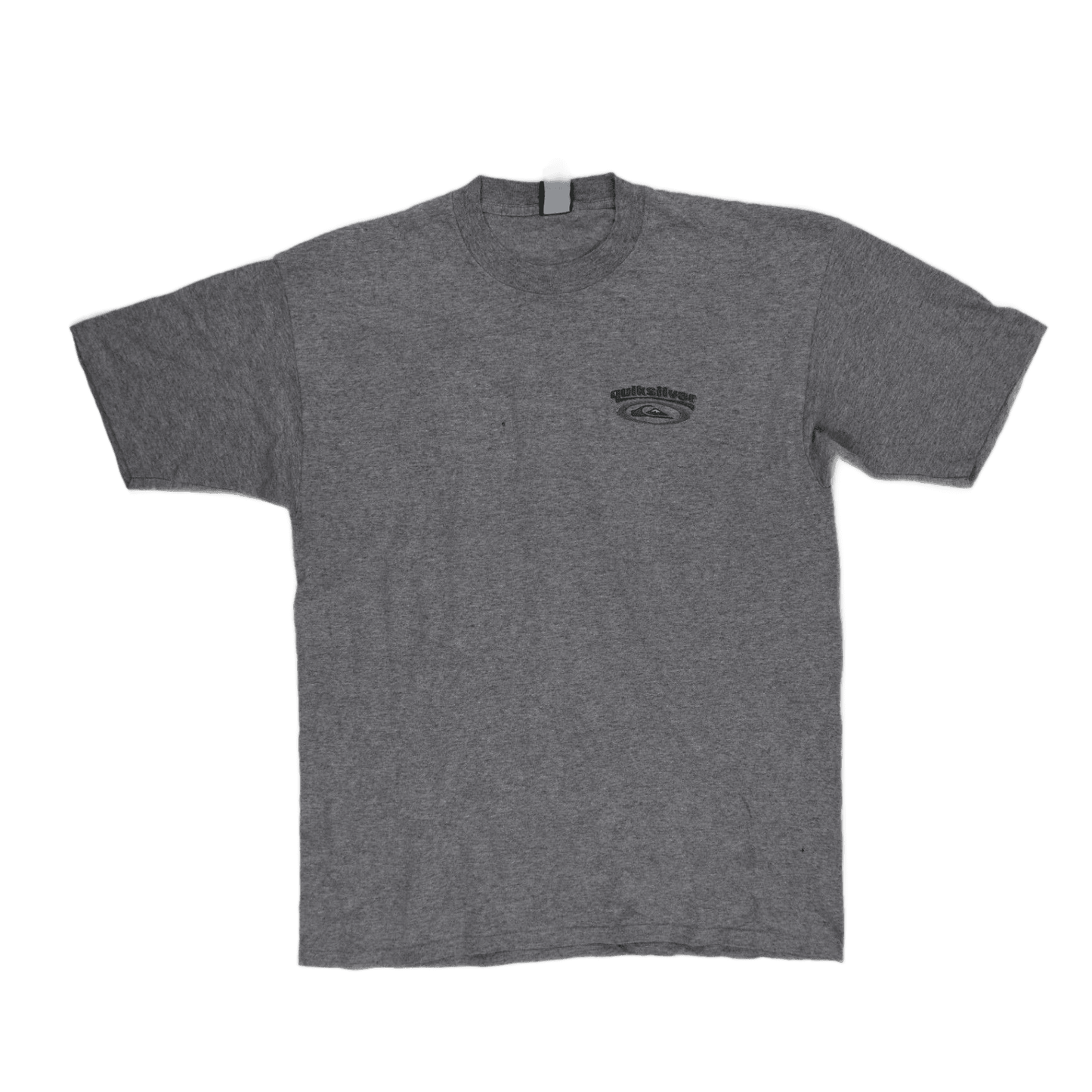 Quiksilver Vintage Grey T-Shirt XL Cotton Crew Neck Casual Men's Clothing