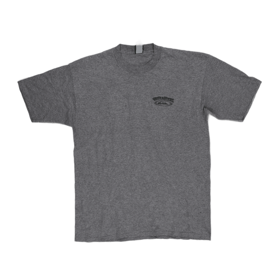 Quiksilver Vintage Grey T-Shirt XL Cotton Crew Neck Casual Men's Clothing