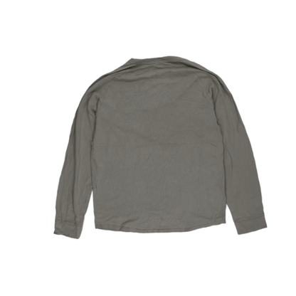 Lacoste Men's Grey Long Sleeve Crew Neck T-Shirt Large Cotton
