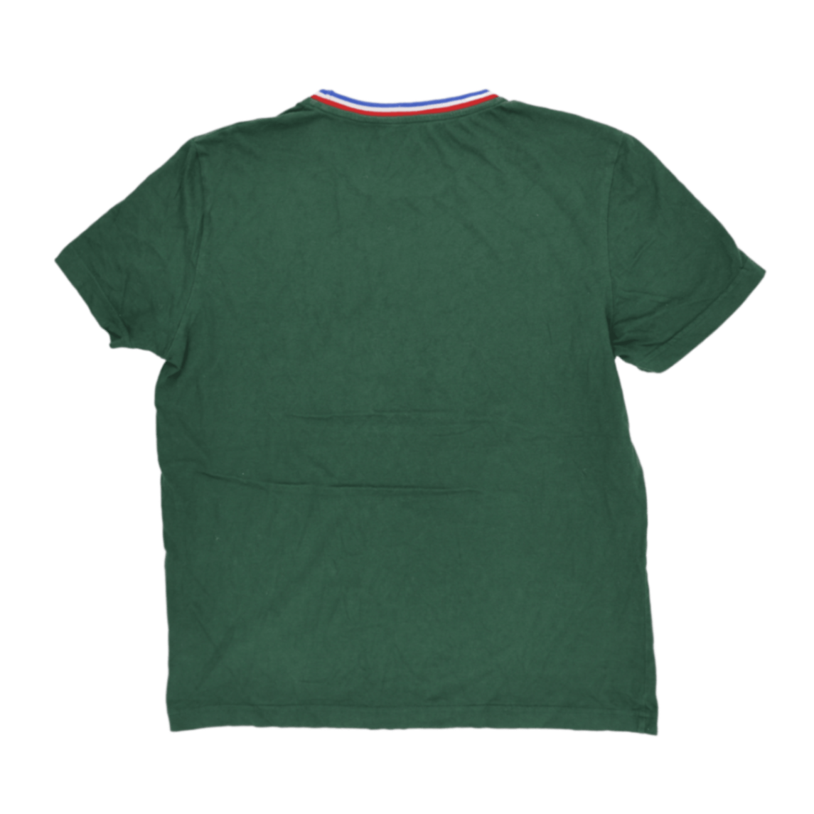 Le Coq Sportif AS St-Etienne Green Graphic T-Shirt Large Cotton Crew Neck