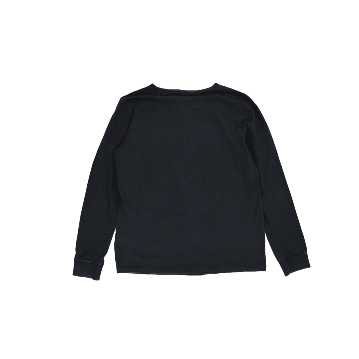 adidas Originals Black Long Sleeve T-shirt XL Cotton Blend Crew Neck 3-Stripes
