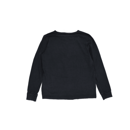 adidas Originals Black Long Sleeve T-shirt XL Cotton Blend Crew Neck 3-Stripes