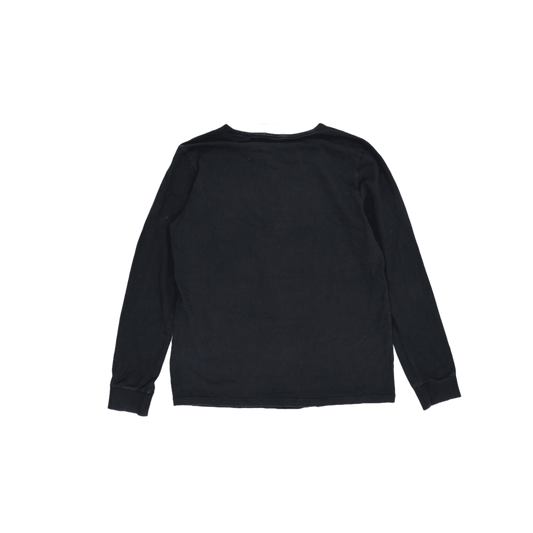 adidas Originals Black Long Sleeve T-shirt XL Cotton Blend Crew Neck 3-Stripes