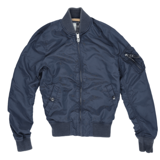 Alpha Industries MA-1 Bomber Jacket Navy XS Nylon Mens