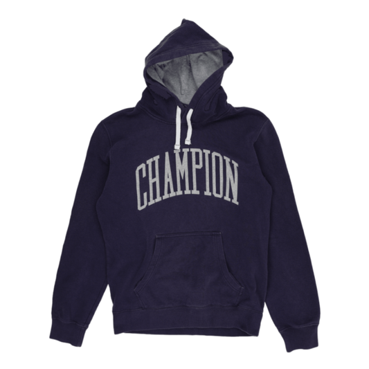 Champion Hoodie Navy Blue Men's Size M Cotton Blend