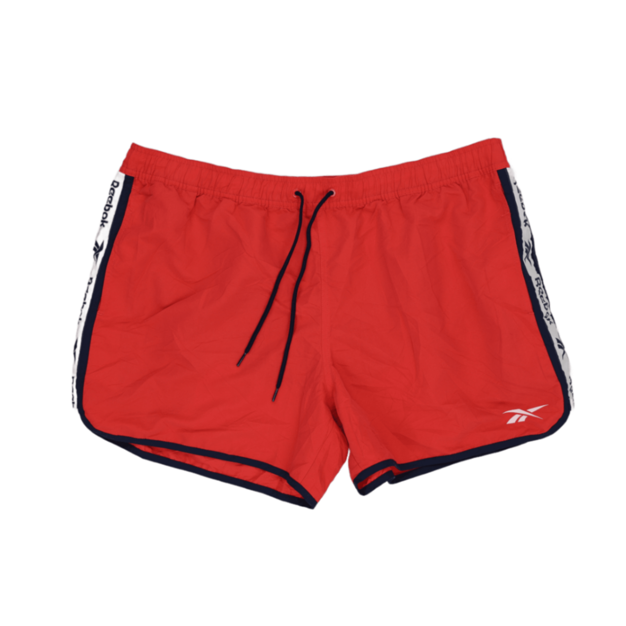 Reebok Red Swim Shorts XL 15 In Inseam Polyester Mens