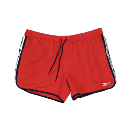 Reebok Red Swim Shorts XL 15 In Inseam Polyester Mens