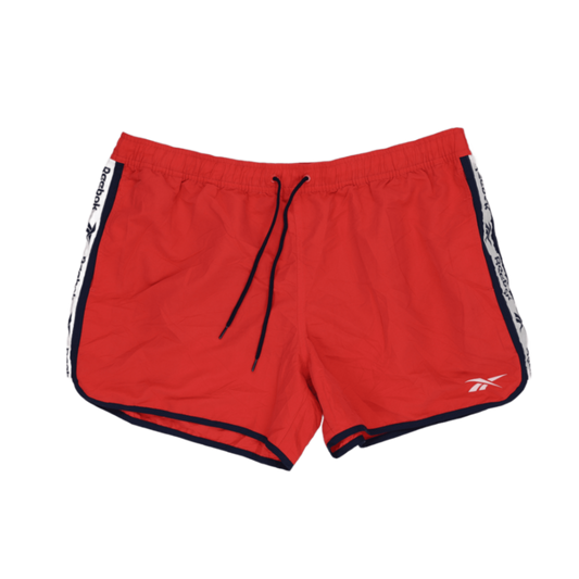 Reebok Red Swim Shorts XL 15 In Inseam Polyester Mens